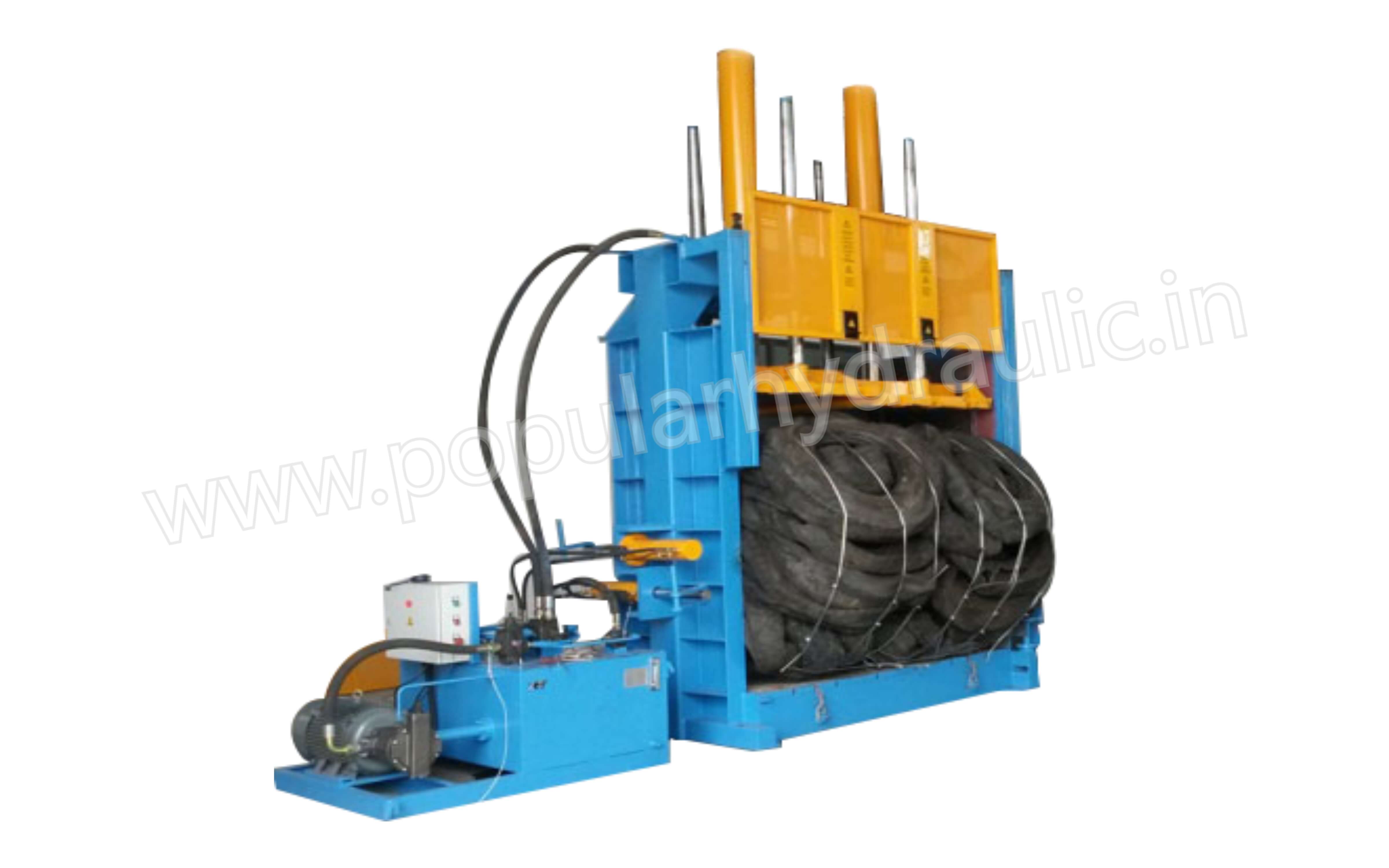 VERTICAL DOUBLE CYLINDER BALING PRESS by Popular Hydraulic Works