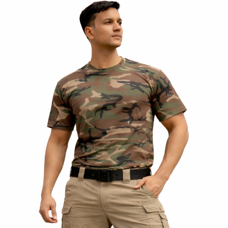 M81 Woodland Camouflage Combat T-Shirt